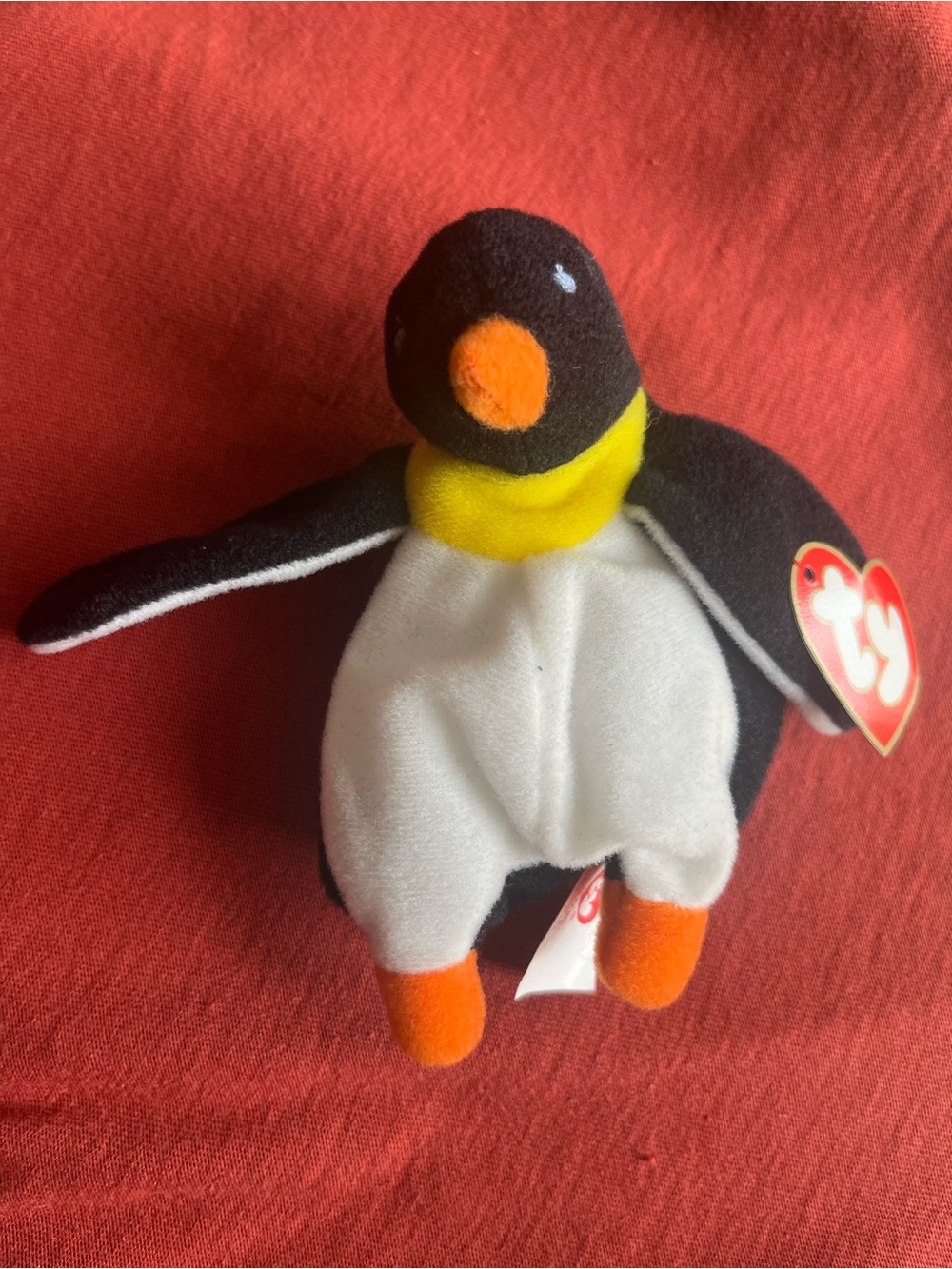 Ty Penguin Plush Toy - Black, White, Orange & Yellow- new without package